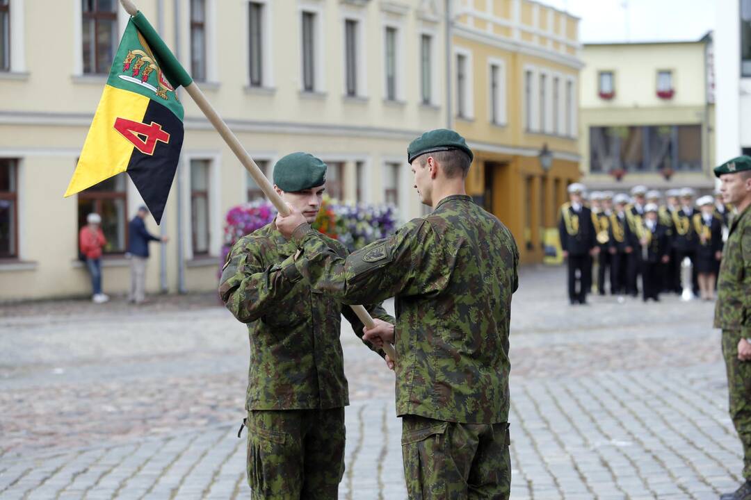 Dragūnų bataliono jubiliejaus iškilmes