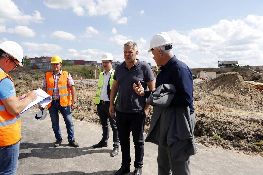 Apžiūrėjo tvarkomą Sąjūdžio parką