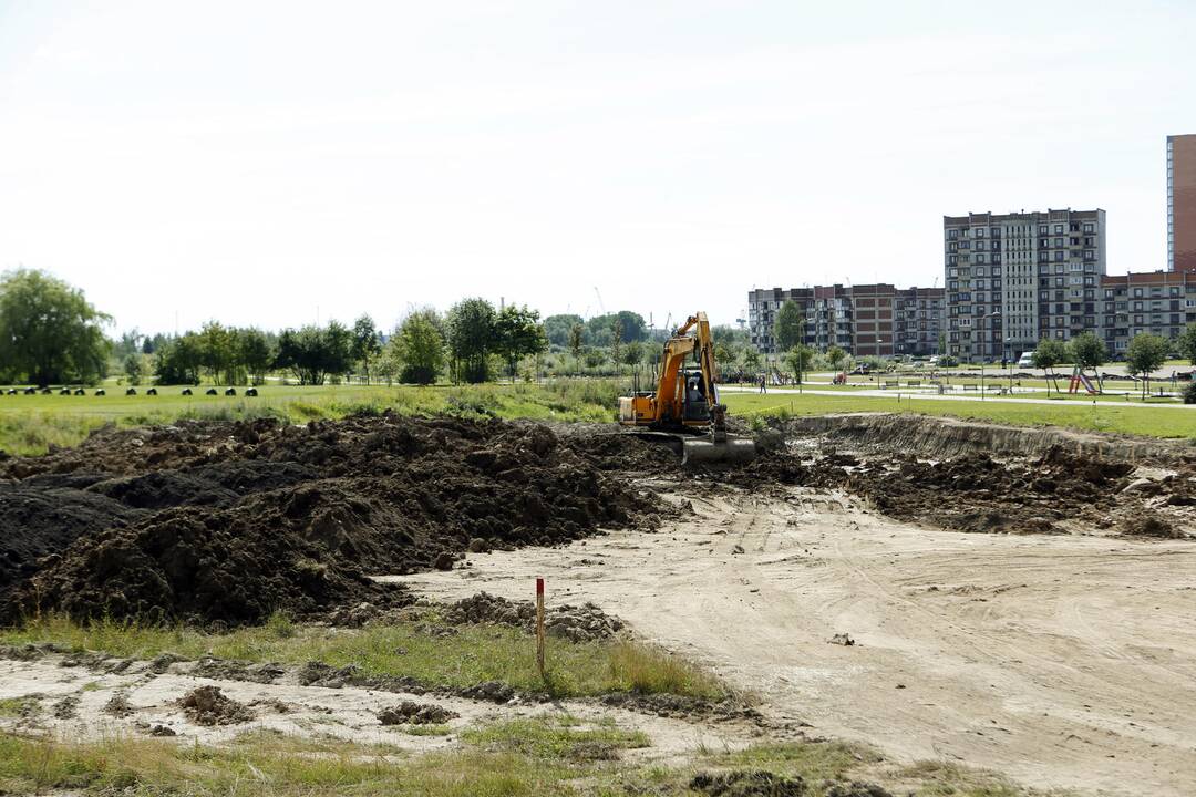 Apžiūrėjo tvarkomą Sąjūdžio parką