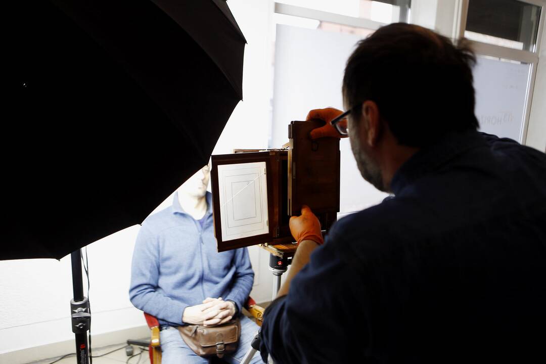 Šlapio kolodijaus fotografijos technikos dirbtuvės