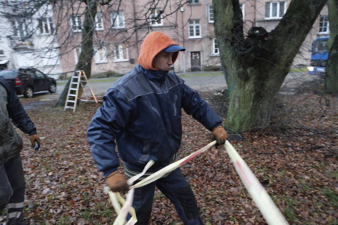 Gyventojai pasipyktino dėl kieme atliekamų darbų