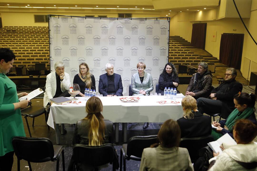 Operos "Don Žuanas" spaudos konferencija