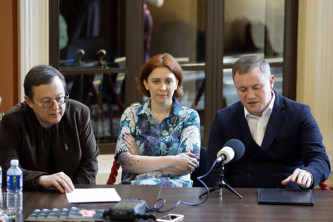 Tarptautinio teatro festivalio „TheATRIUM“ spaudos konferencija