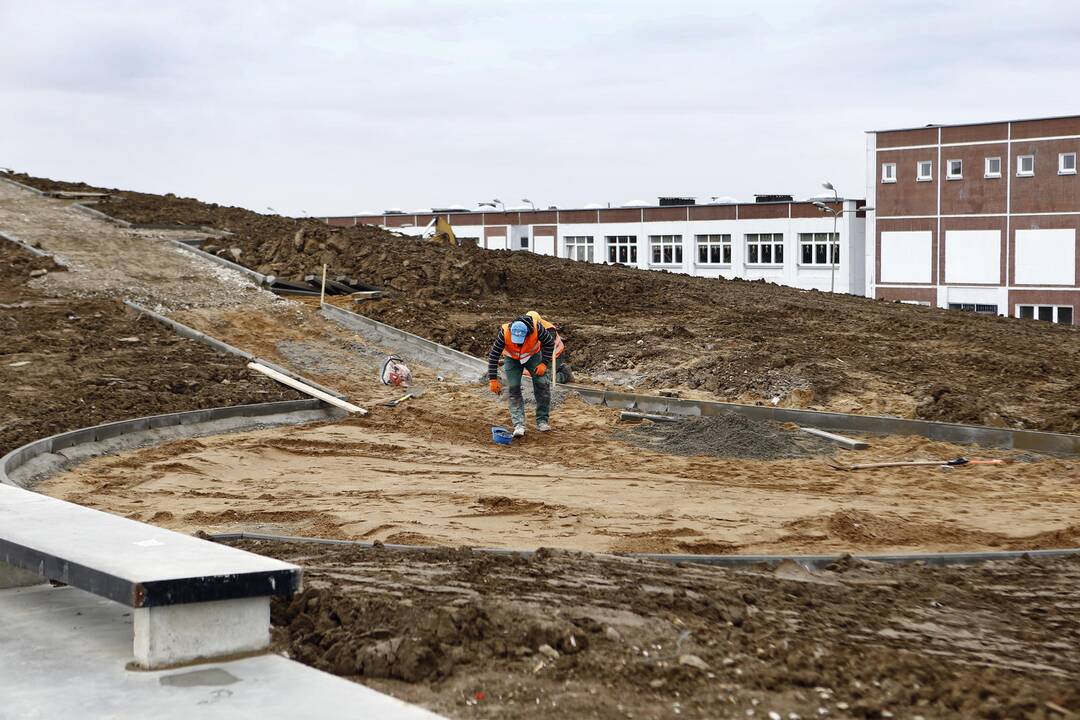 Valdininkai apžiūrėjo Sąjūdžio parką