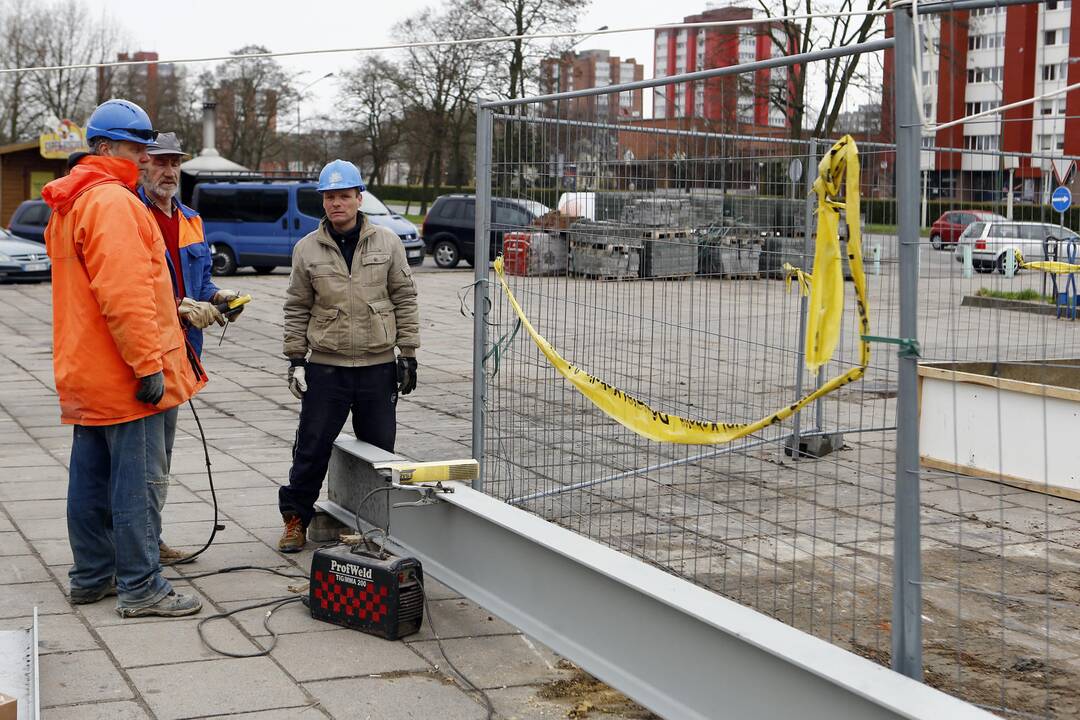 Meras apžiūrėjo Naująjį turgų