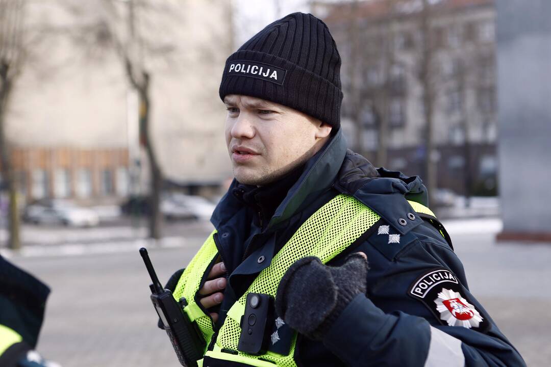 Policijos reidas senamiestyje