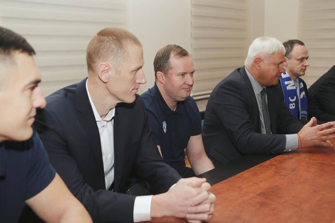 Klaipėdos "Neptūnas" spaudos konferencija