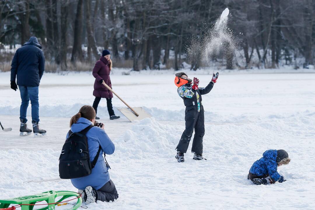 Klaipėdiečių pramogos ant ledo