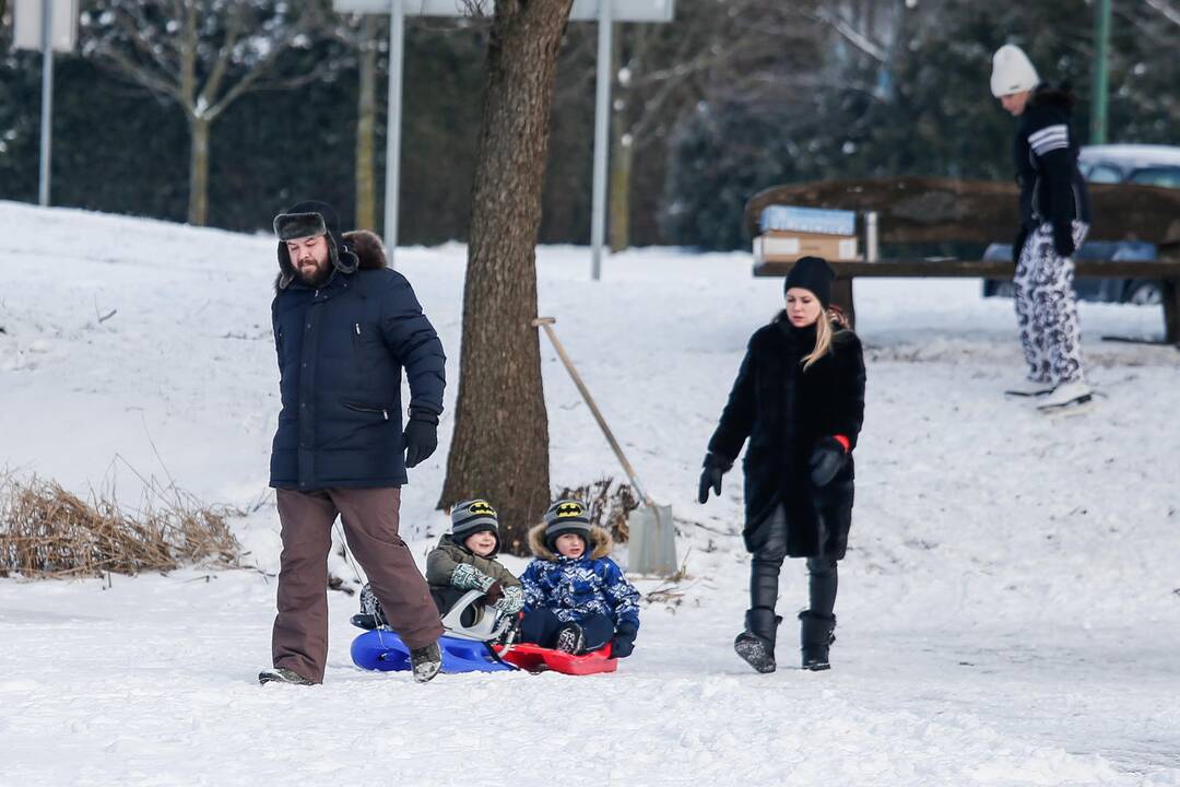 Klaipėdiečių pramogos ant ledo