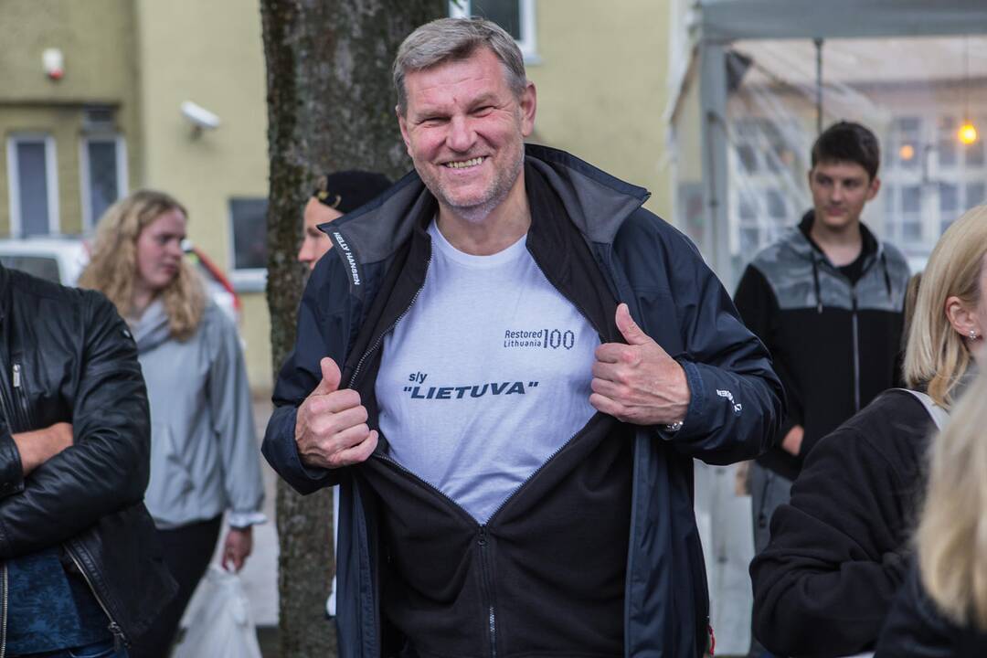 Jachtos "Lietuva" išlydėtuvės