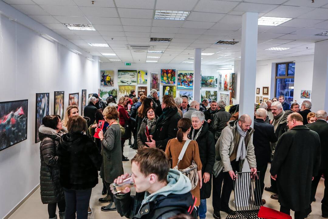 S.Jokužio fotografijų parodos atidarymas