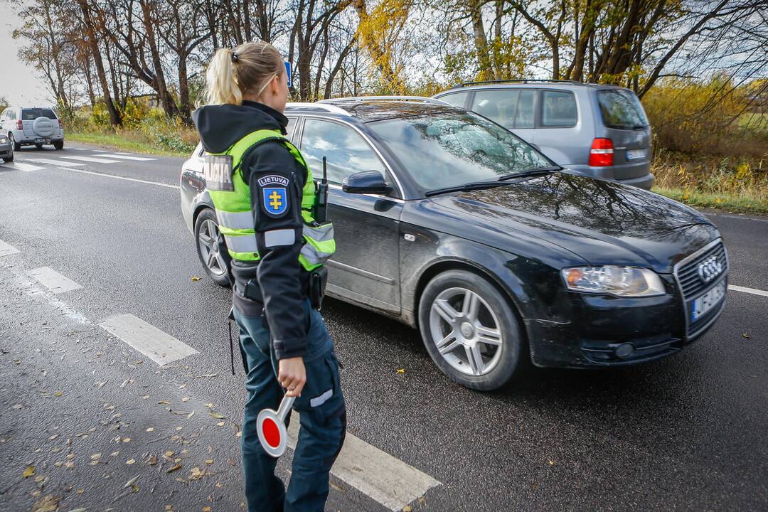 Policijos reidas Klaipėdoje 2019.10.19