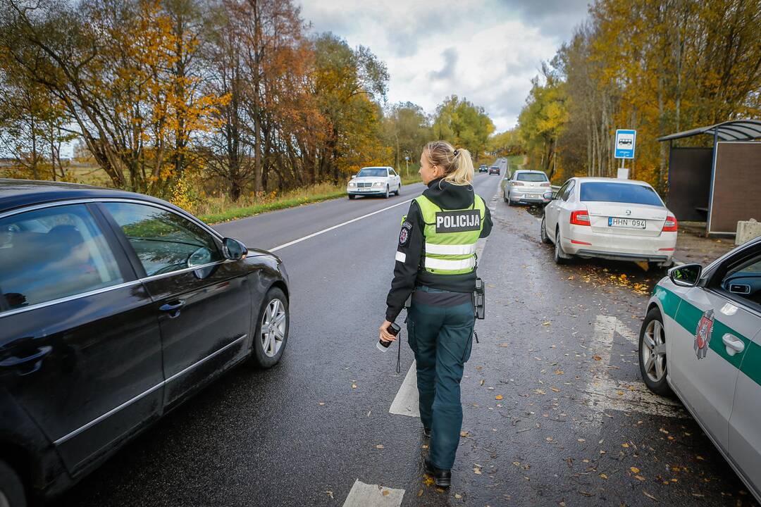 Policijos reidas Klaipėdoje 2019.10.19