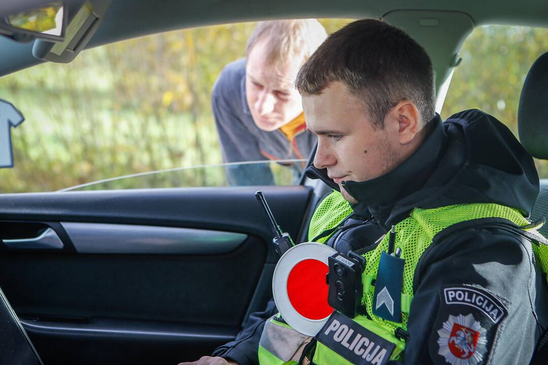 Policijos reidas Klaipėdoje 2019.10.19