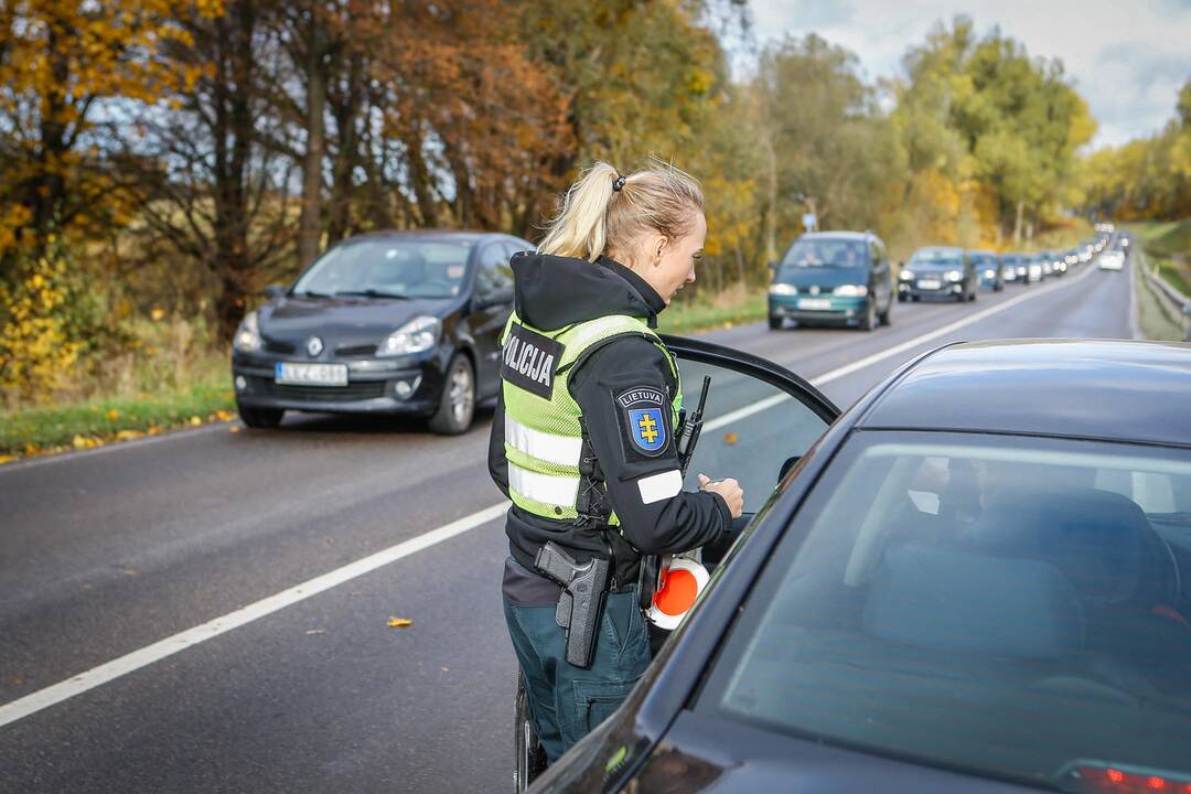 Policijos reidas Klaipėdoje 2019.10.19