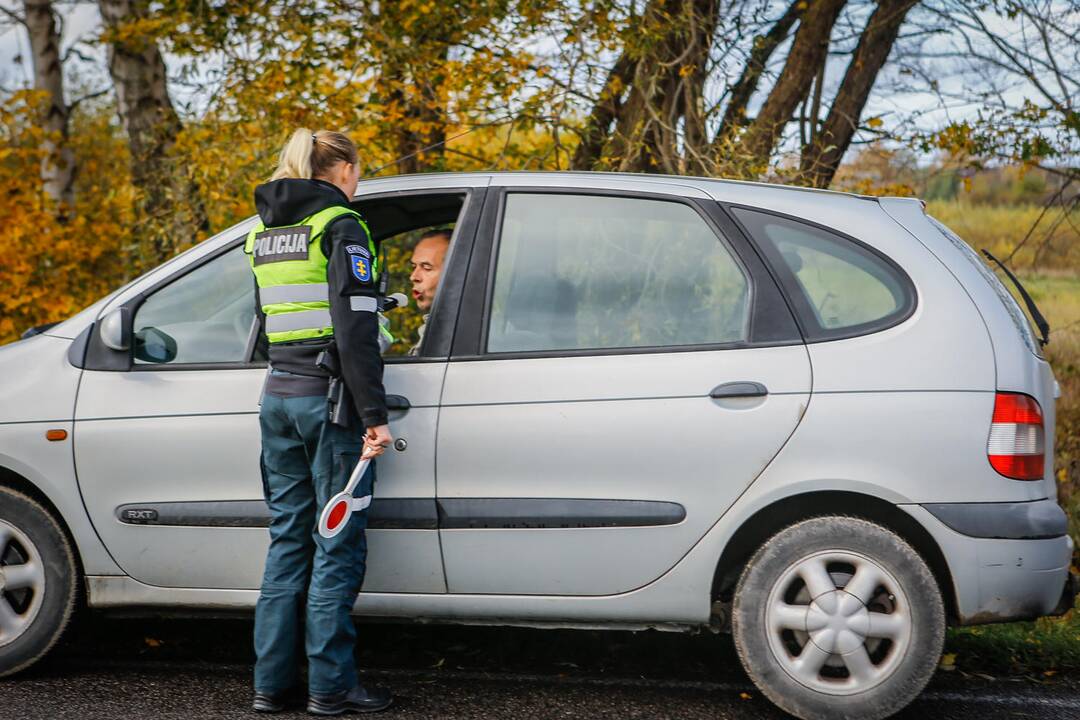 Policijos reidas Klaipėdoje 2019.10.19
