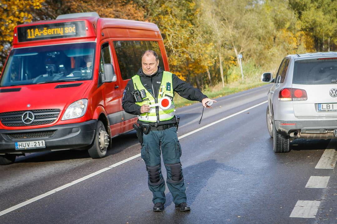 Policijos reidas Klaipėdoje 2019.10.19