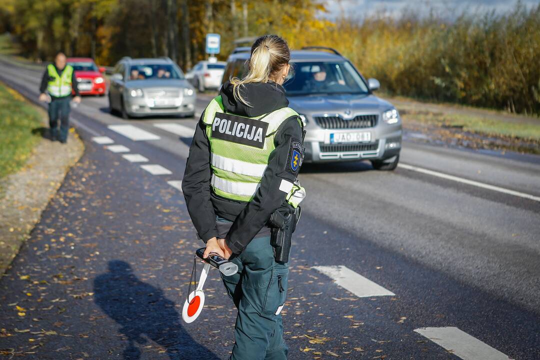 Policijos reidas Klaipėdoje 2019.10.19