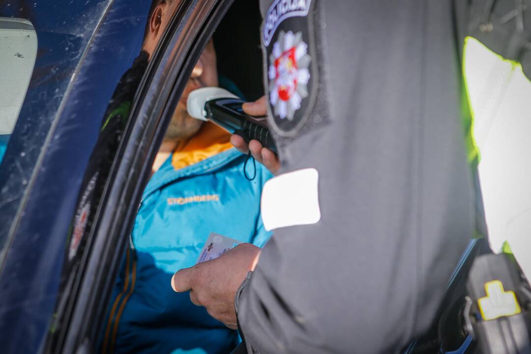 Policijos reidas Klaipėdoje 2019.10.19