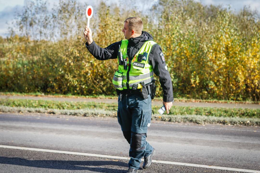 Policijos reidas Klaipėdoje 2019.10.19