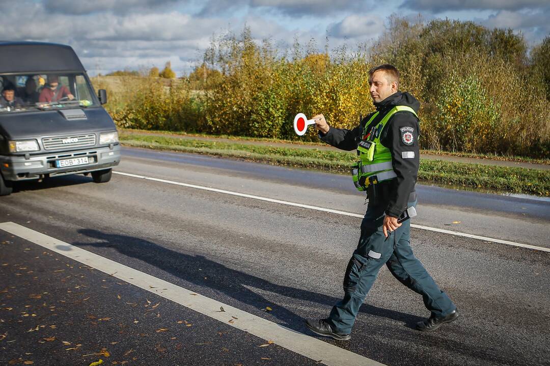 Policijos reidas Klaipėdoje 2019.10.19