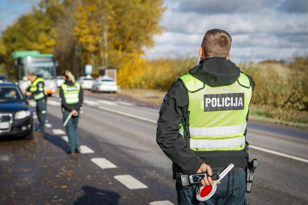 Policijos reidas Klaipėdoje 2019.10.19