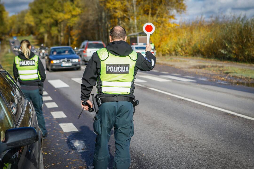 Policijos reidas Klaipėdoje 2019.10.19
