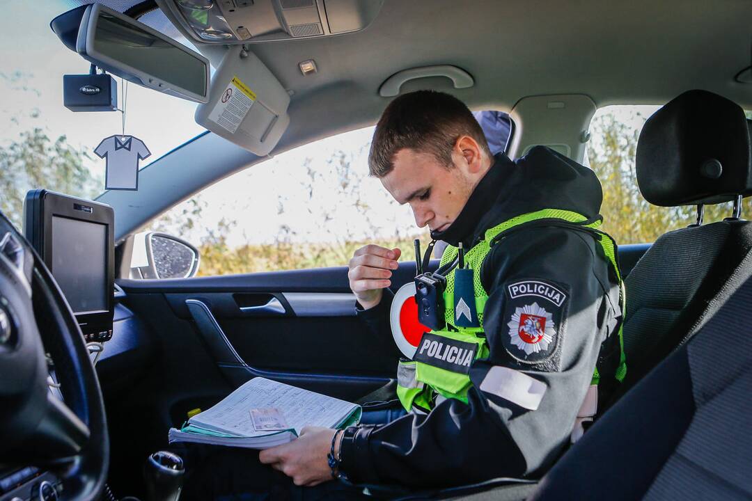 Policijos reidas Klaipėdoje 2019.10.19