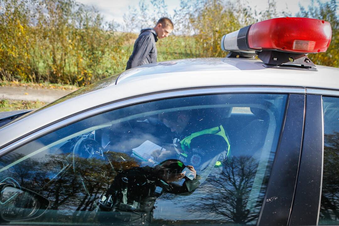 Policijos reidas Klaipėdoje 2019.10.19