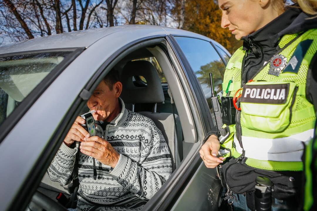 Policijos reidas Klaipėdoje 2019.10.19