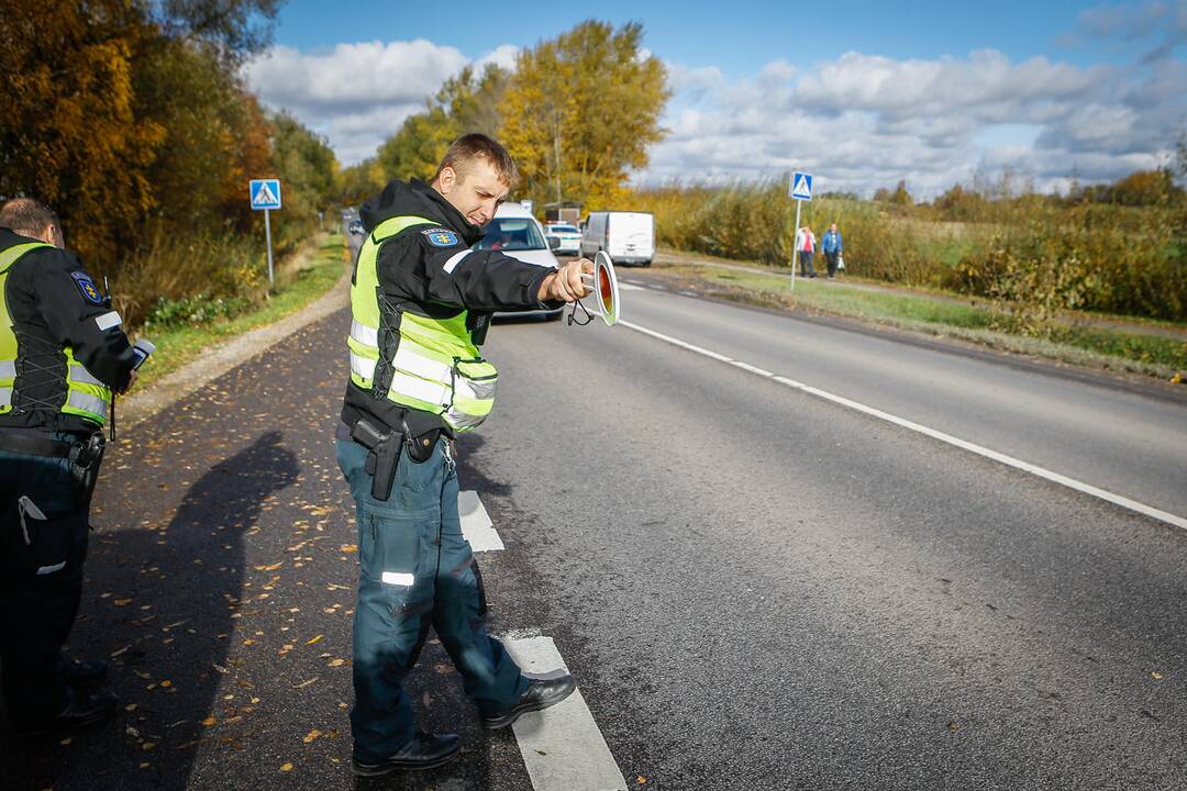 Policijos reidas Klaipėdoje 2019.10.19