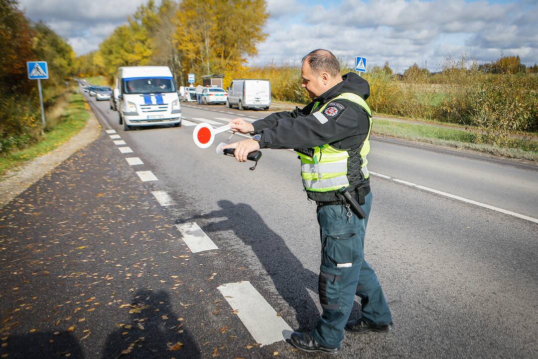 Policijos reidas Klaipėdoje 2019.10.19
