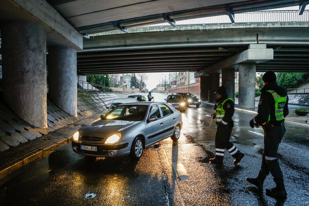 Kelių policijos reidas Klaipėdoje