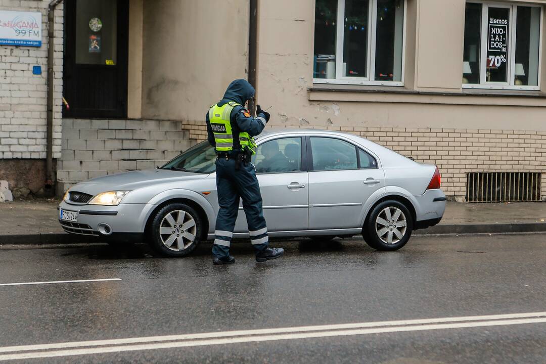 Kelių policijos reidas Klaipėdoje