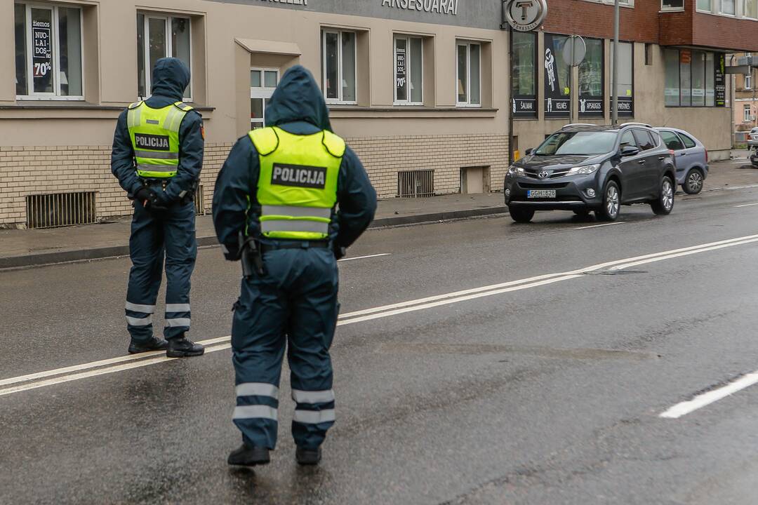 Kelių policijos reidas Klaipėdoje