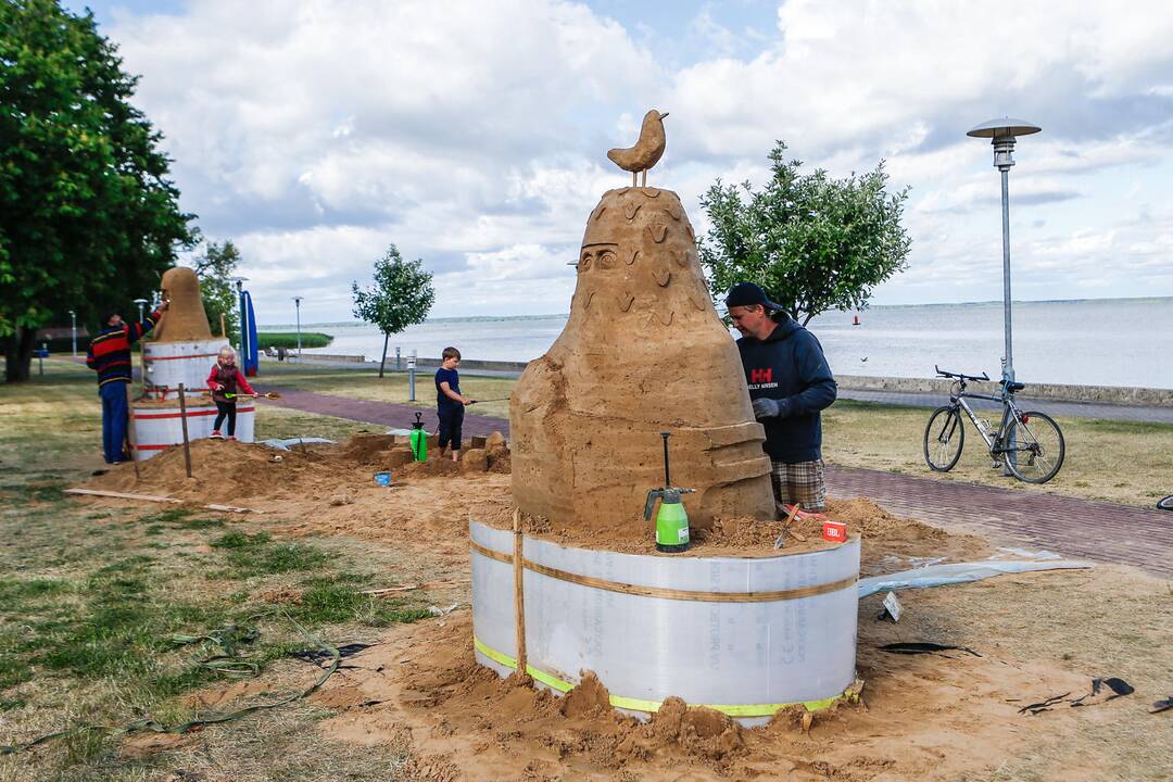 Smėlio skulptūros Juodkrantėje