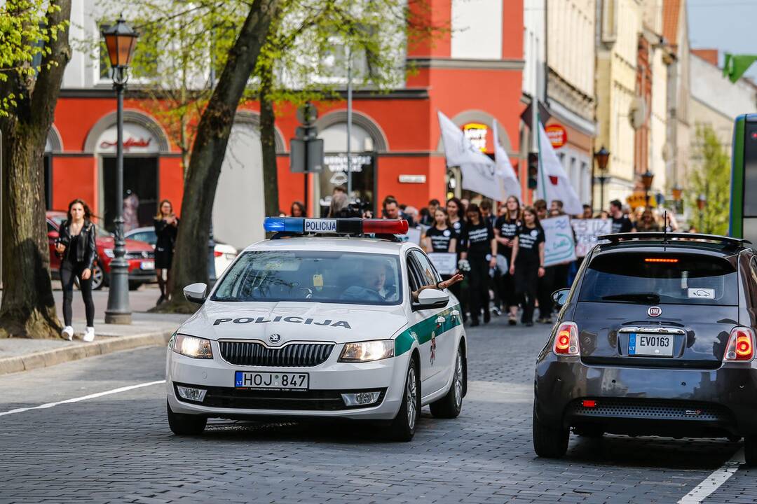 Studentų gedulo akcija