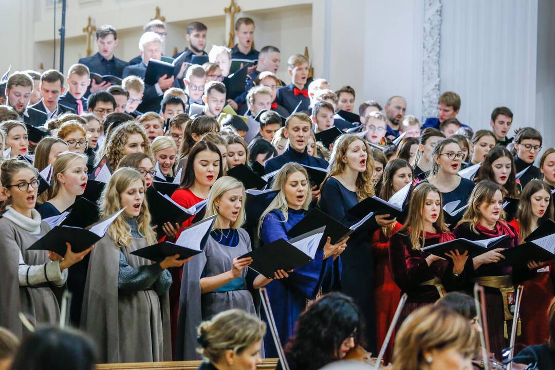 XX Lietuvos aukštųjų mokyklų studentų chorų festivalio baigiamasis koncertas