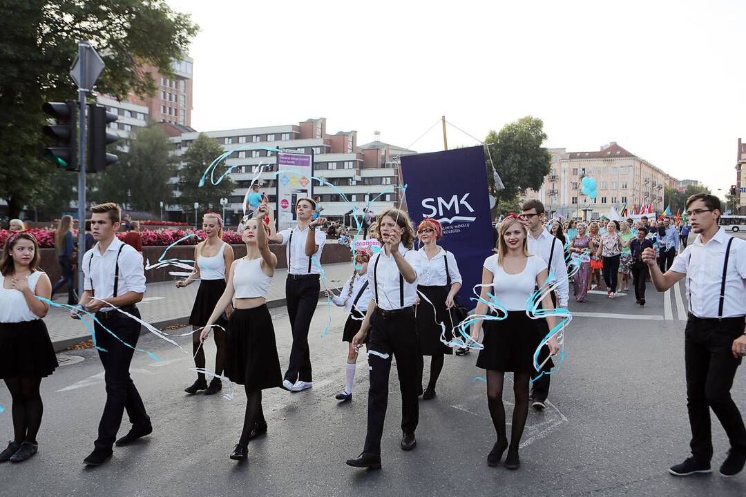 Klaipėdoje studentų eisena