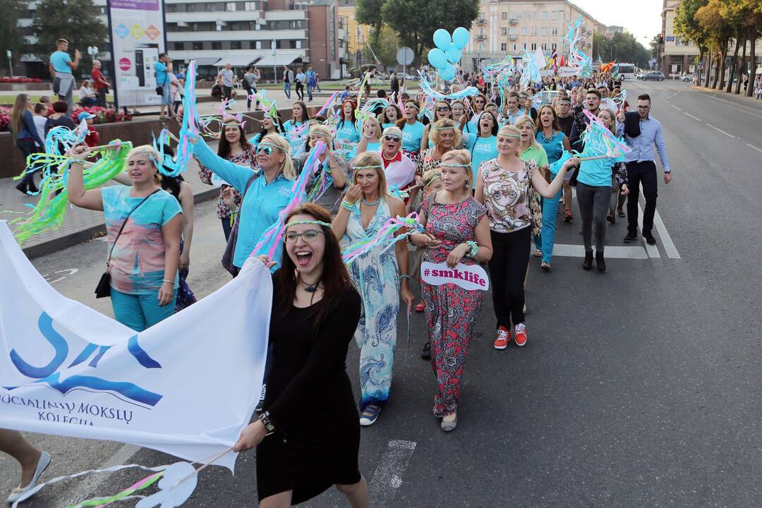 Klaipėdoje studentų eisena