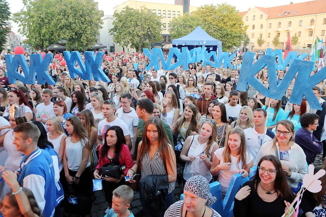 Klaipėdoje studentų eisena