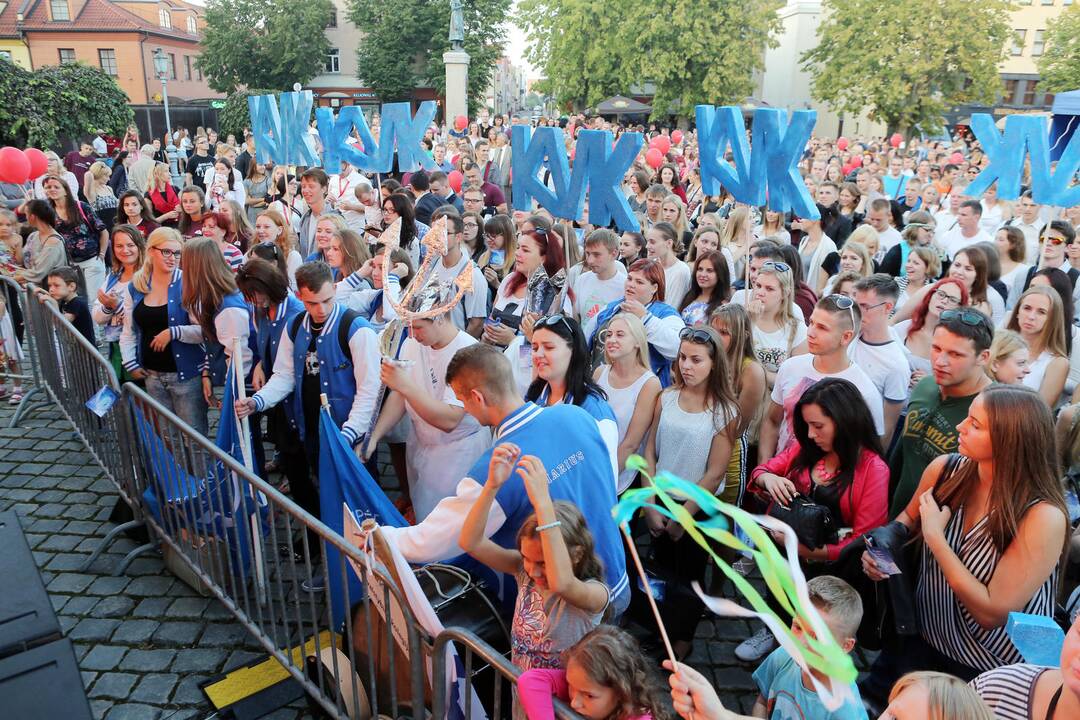 Klaipėdoje studentų eisena