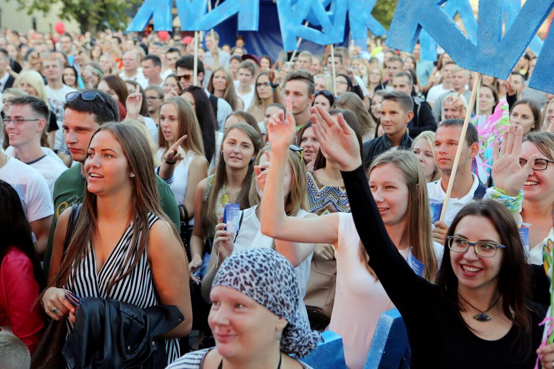 Klaipėdoje studentų eisena
