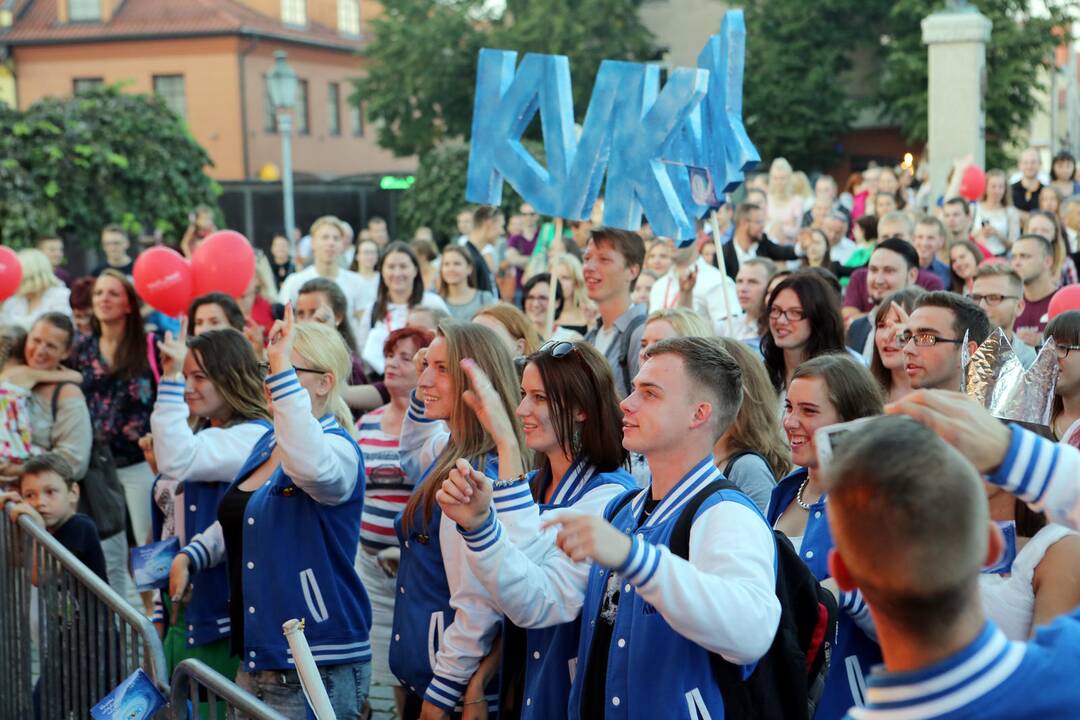 Klaipėdoje studentų eisena