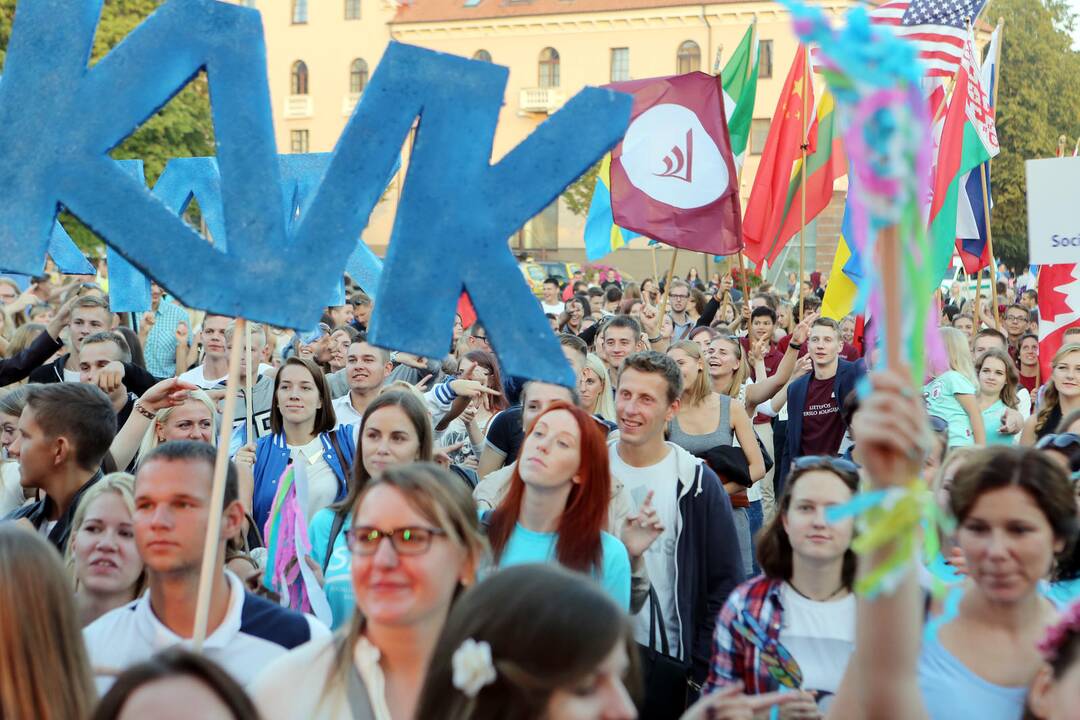 Klaipėdoje studentų eisena