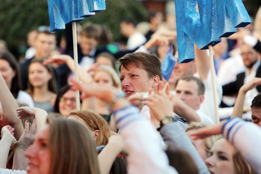 Klaipėdoje studentų eisena