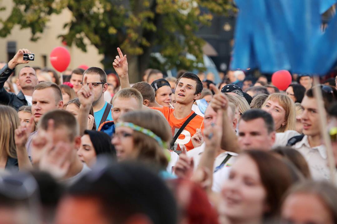 Klaipėdoje studentų eisena