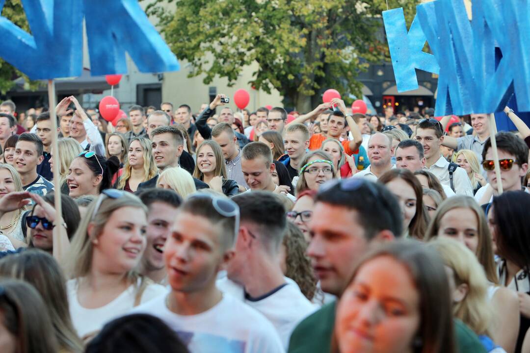 Klaipėdoje studentų eisena