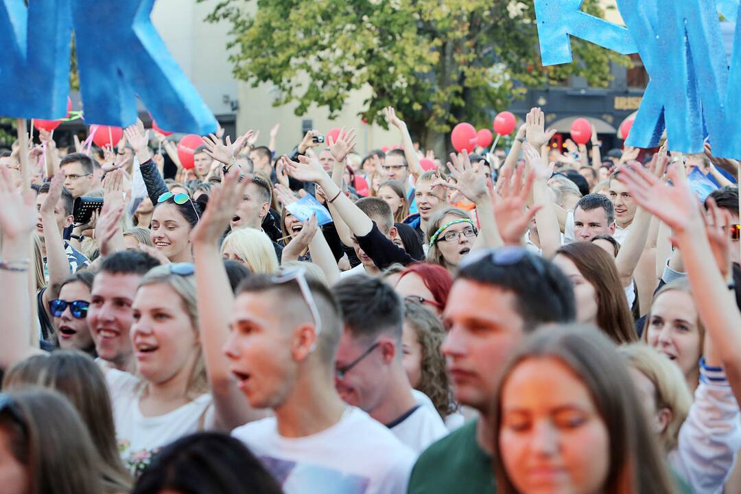 Klaipėdoje studentų eisena