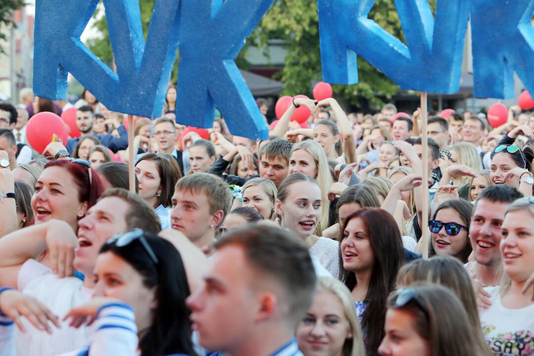 Klaipėdoje studentų eisena